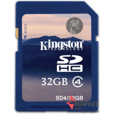 Карта пам'яті Kingston SDHC 32 Gb C4
